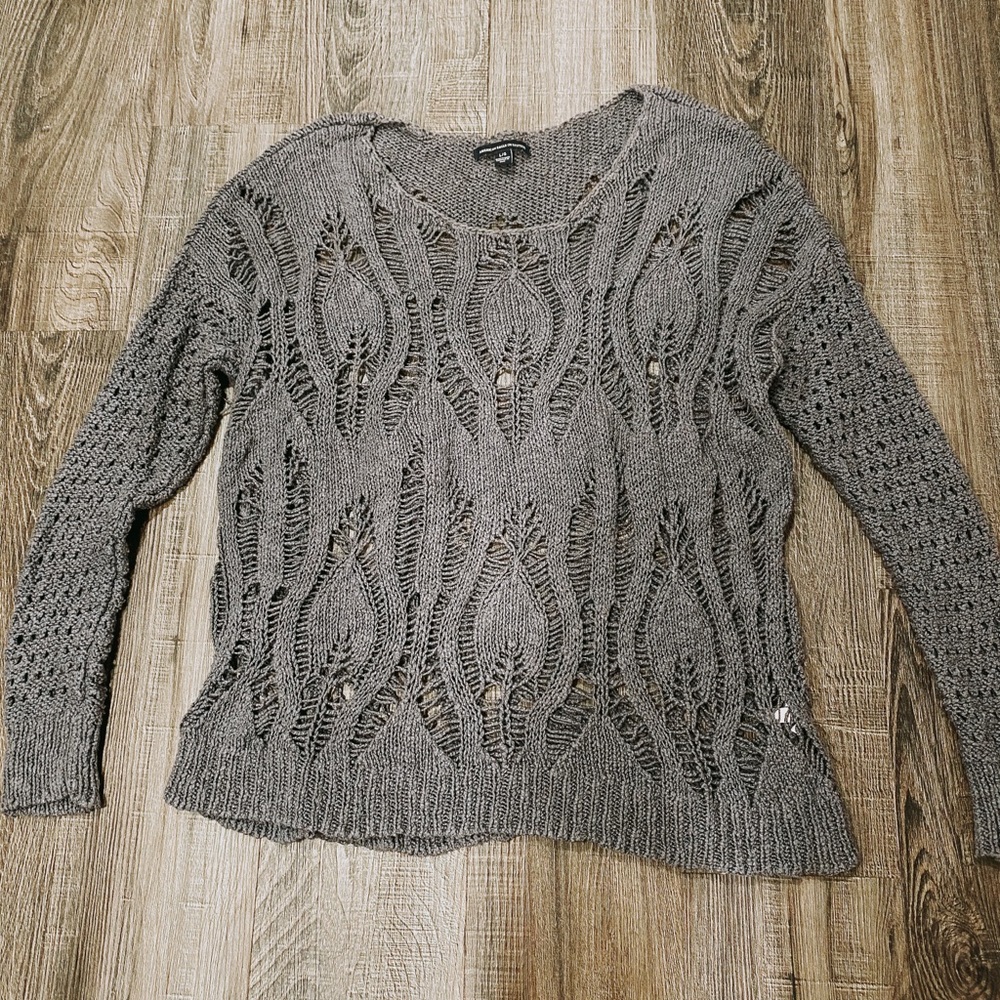 American Eagle Gray/Blue Women’s Sweater